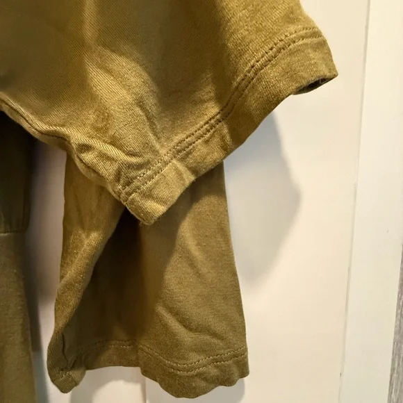 Free People Alyssa Long Sleeve Wrap Dress in Olive size XL - Picture 11 of 13